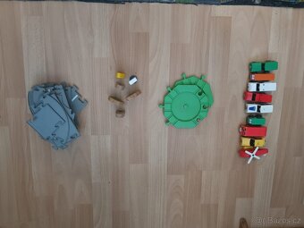 dřevěné koleje + příslušenství - 4