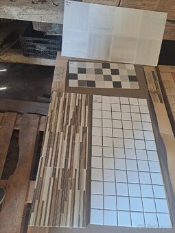 Obklad La Futura Florencie bílošedá mozaika 20x40 cm matný - 4