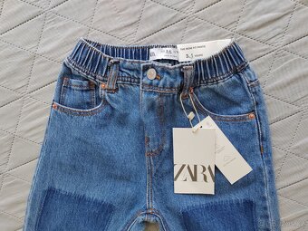 Nový Džíny Zara Mom Fit Color Block vel. 3-4 roku (104cm) - 4