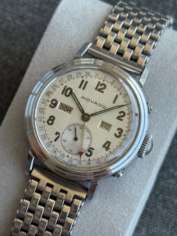 vintage hodinky Movado Triple Calender - 4