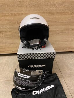 Otevřená helma na motorku Cassida Handy Plus Linear, vel. XL - 4