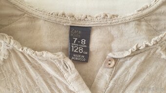 Šaty s nastavitelnými rukávy vel 128 - 4