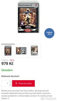 PS2 hry Star Wars Battlefront + Soulcalibur 3 - 4