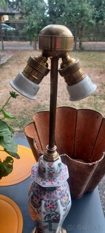 Porcelánová stolní lampa - 4