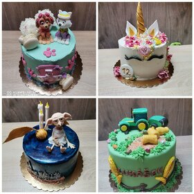 Domácí pečení dortů narozeninových,svatebních - 4