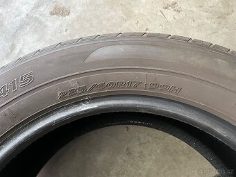 prodám letní pneumatiky 225/60/17 Hankook celá sada - 4