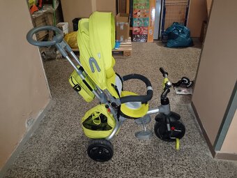 Dětská tříkolka 6 v 1 v top stavu, nepoškozená, čistá - 4