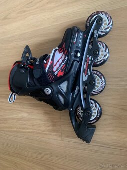 Jednou použité dětské in-line brusle Rollerblade Max Wheels - 4