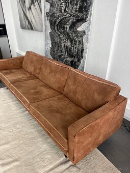 Koňaková sedačka BePureHome - super stav - gauč - 4