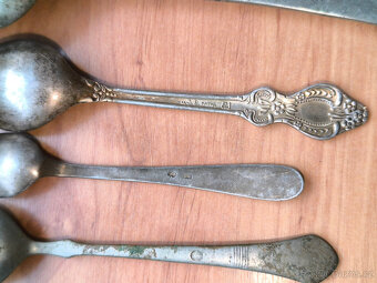 Staré příbory, lžíce, Rakousko Uhersko, - 4