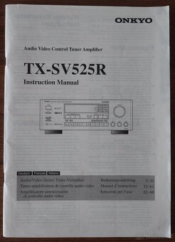 AV RECEIVER ONKYO TX-SV525R - 4