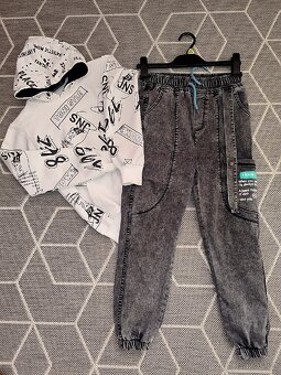Džíny a joggery pro kluka 8-10 let - 4