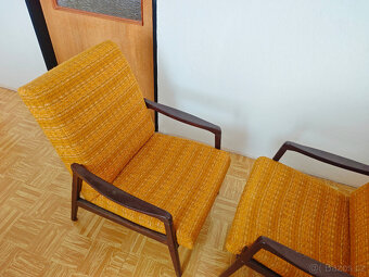 2 zachovalá retro křesla - 4