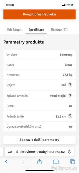 Mirkovlnná trouba/ horkovzdušná trouba SAMSUNG - 4