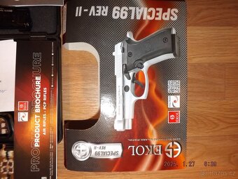 Prodám novou plynovou pistoli,nepoužitá Beretta 9mm - 4