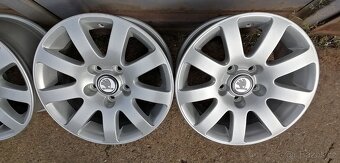 Alu kola 5X112 , 15",Superb 1,VW,Octavia - TOP STAV - 4