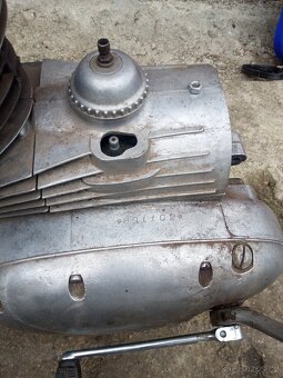 Motor a rám ČZ - 4