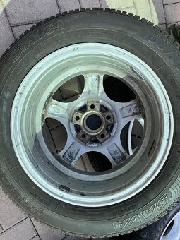 4x alu disky 5x108 R15, letní pneu - 4