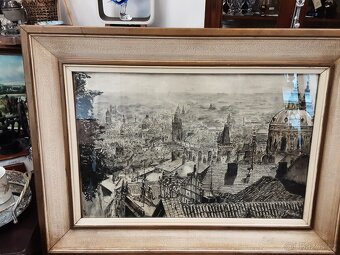 Obraz starožitná kresba - 4