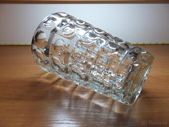 Masivní váza František Pečený - Sklo Union, váha 1448 g. - 4