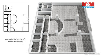 Pronájem obchod a služby, 324 m², Praha - Hlubočepy - 4