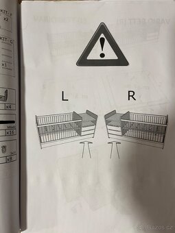 Dětská postýlka s přebalovacím pultem - 4