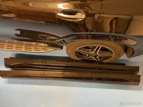Prahové lišty Mercedes-Benz GLE Coupe 2019-2024 černé lesklé - 4