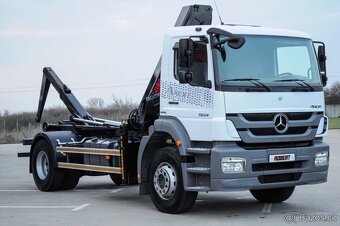 HÁKOVÝ NOSIČ KONTEJNERŮ HYDRAULICKÁ RUKA MERCEDES AXOR 1824 - 4