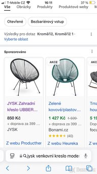 Zahradní křeslo UBBERUP, zelené, kulaté - 4