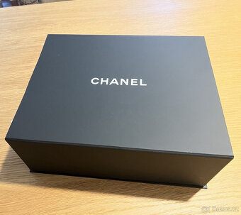 Kabelka Chanel 19 tmavě modrá s fakturou - 4