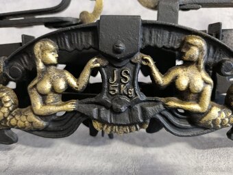 Vzácné krásné dvoumiskové váhy z roku 1932  - 4