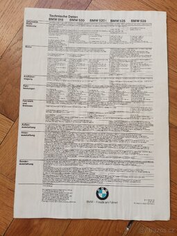 Prospekt BMW 518,520,520 i 525,528 - 4