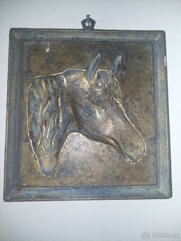 MOSAZNÝ OBRÁZEK-KŮŇ - 4