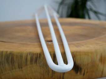 Industrial Hairpin Noha 3 ramenná Bílá - 4