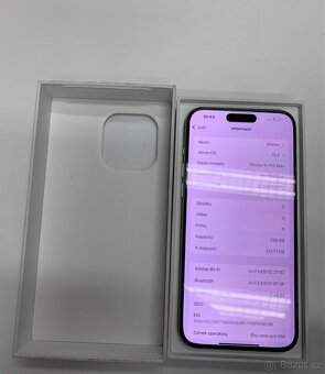 iPhone 15 Pro Max 256 Bílý - 4