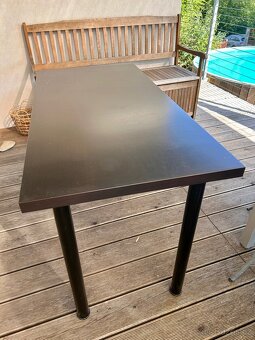 Pracovní černý stůl zn. IKEA - 4