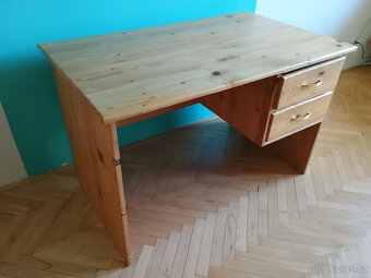 Pracovní stůl dřevěný - 4