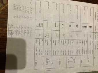 Obyvaci stena šířka cca 3,4m - 4