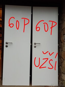 REZERVOVÁNO ZA ODVOZ => Dveře 60P (2x) + 80L (2x) + 80P (1x) - 4