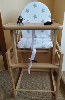 Postýlka, jídelní židlička, vanička - 4