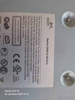 3COM switch 5500-EI-28port + 4x 1000BaseX - 4