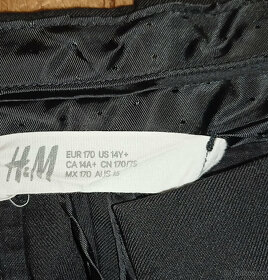 Kalhoty H&M společenské černé - 4