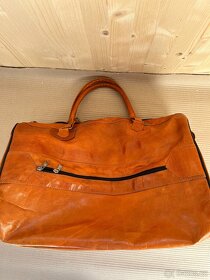 Kožená lehká taška na cestování - 4