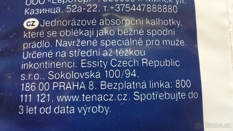 Tena Men Pants Plus Medium inkontinenční kalhotky modré 9 ks - 4