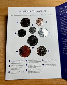 Sada pamětních mincí UK 2024 brilliant - 4
