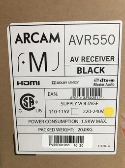 AV receiver Arcam AVR-550 Domácí kino Dolby Atmos DTS HiFi D - 4