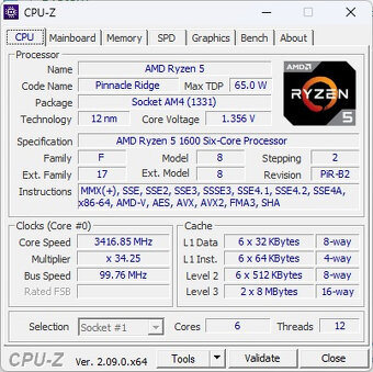 Herni PC - Ryzen 5, 16GB RAM, SSD+HDD, GTX1070 8GB, WIN11 - 4