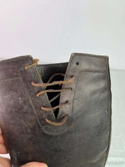 Stará Četnická bota - vysoká, kožená, číslovaná - 4