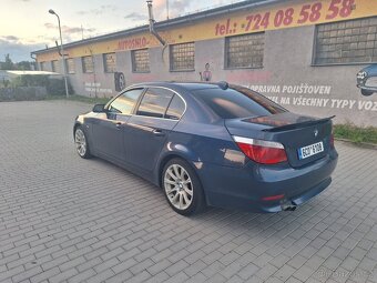 Bmw e60 530I 170kw rok 2005 automat,kůže, šíbr - 4