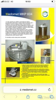 Prodám Medomet s el. motorem Siemens - 4